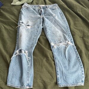 PacSun Light Blue Distressed Boyfriend Jeans